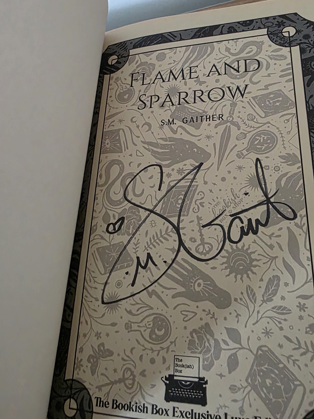 Flame & Sparrow Hardcover Book — Red and Gold Cover - Picture 6 of 6
